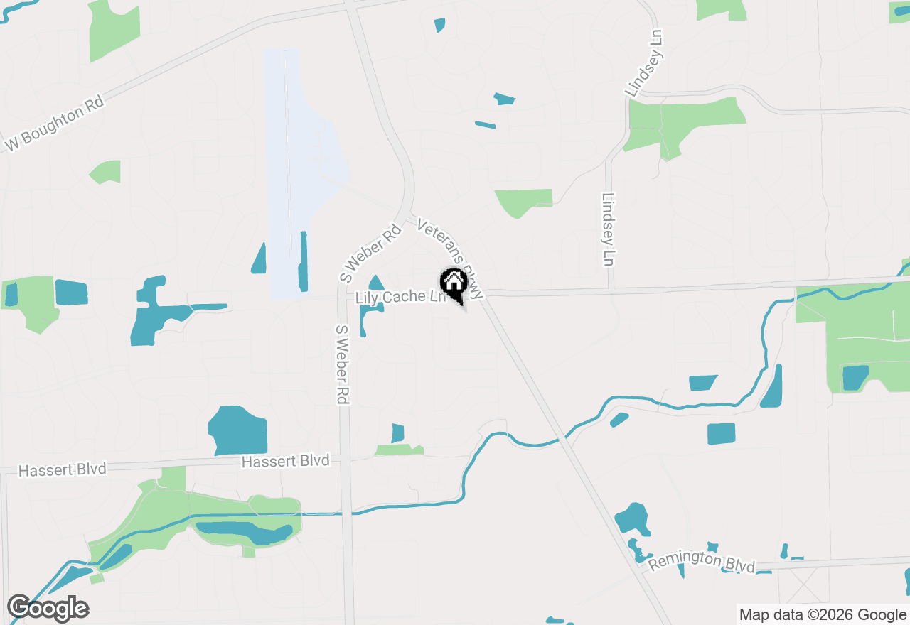 Map of 306 Drake Court, Bolingbrook, IL 60490