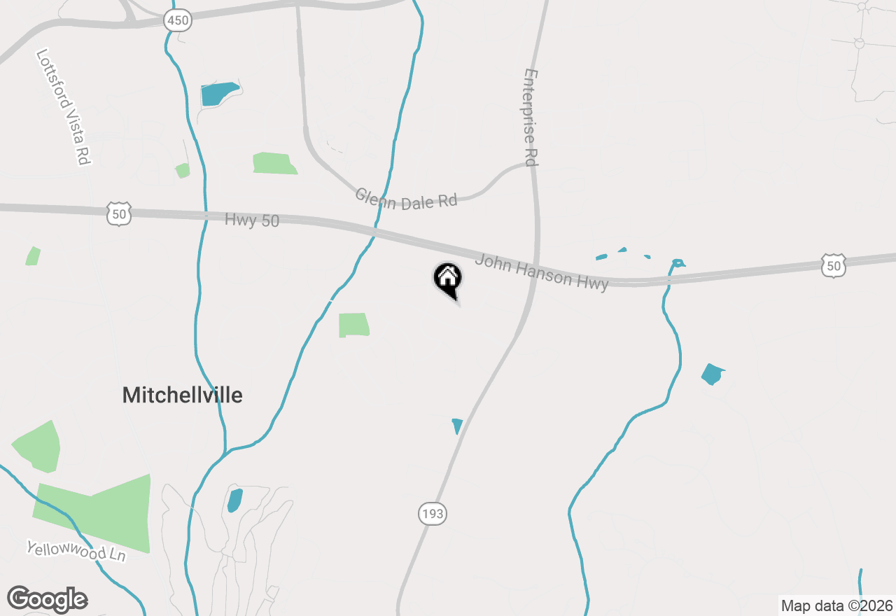 Map of 11611 Whittier Road, Bowie, MD 20721