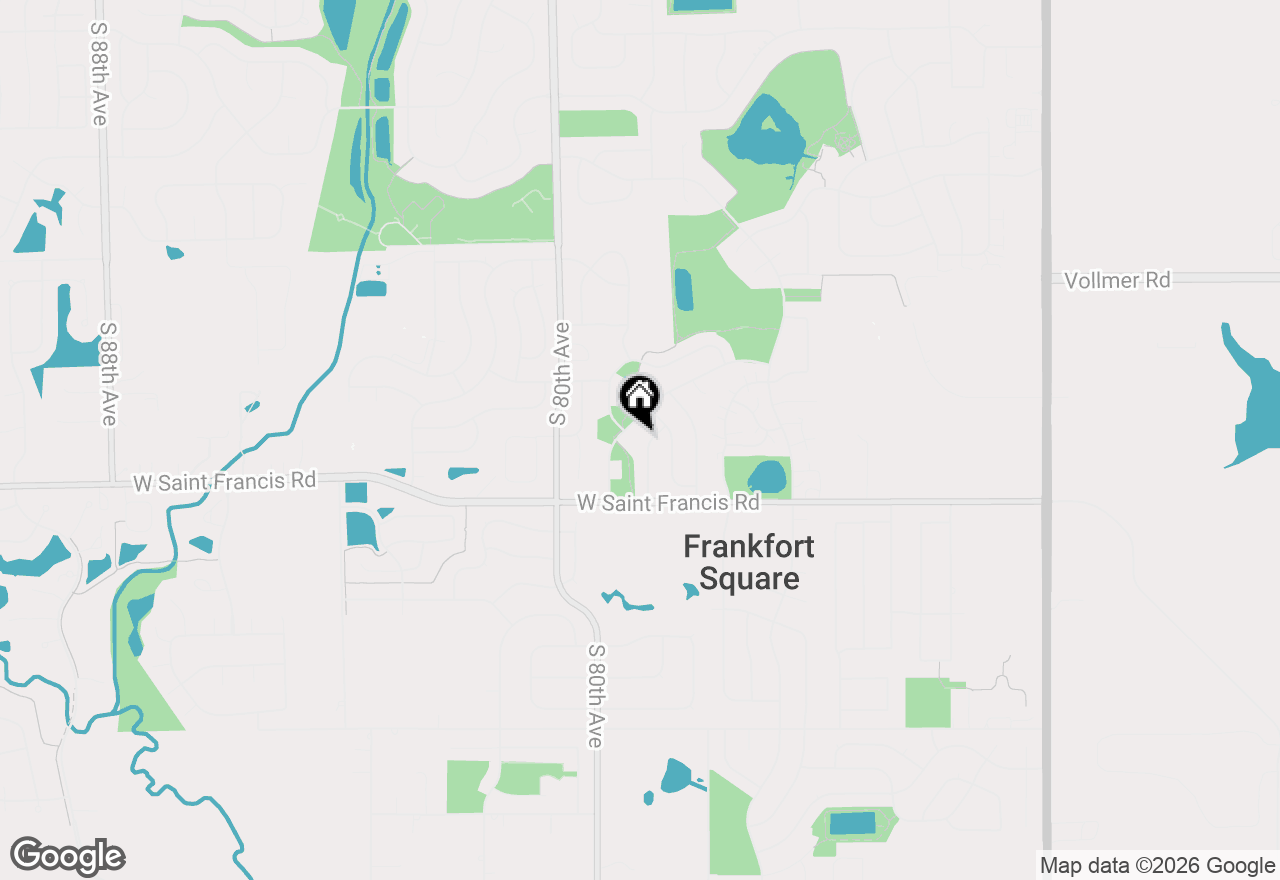 Map of 20162 S Jonquil Lane, Frankfort, IL 60423
