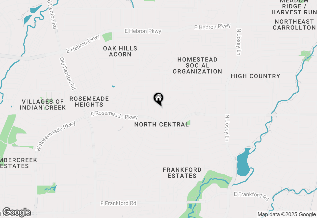 Map of 3712 Fairfield Drive, Carrollton, TX 75007