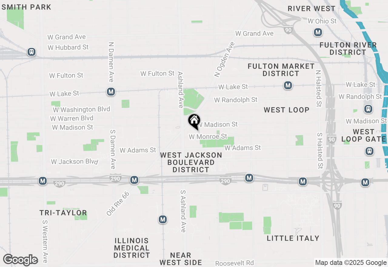 Map of 1500 W Monroe Street #220, Chicago, IL 60607