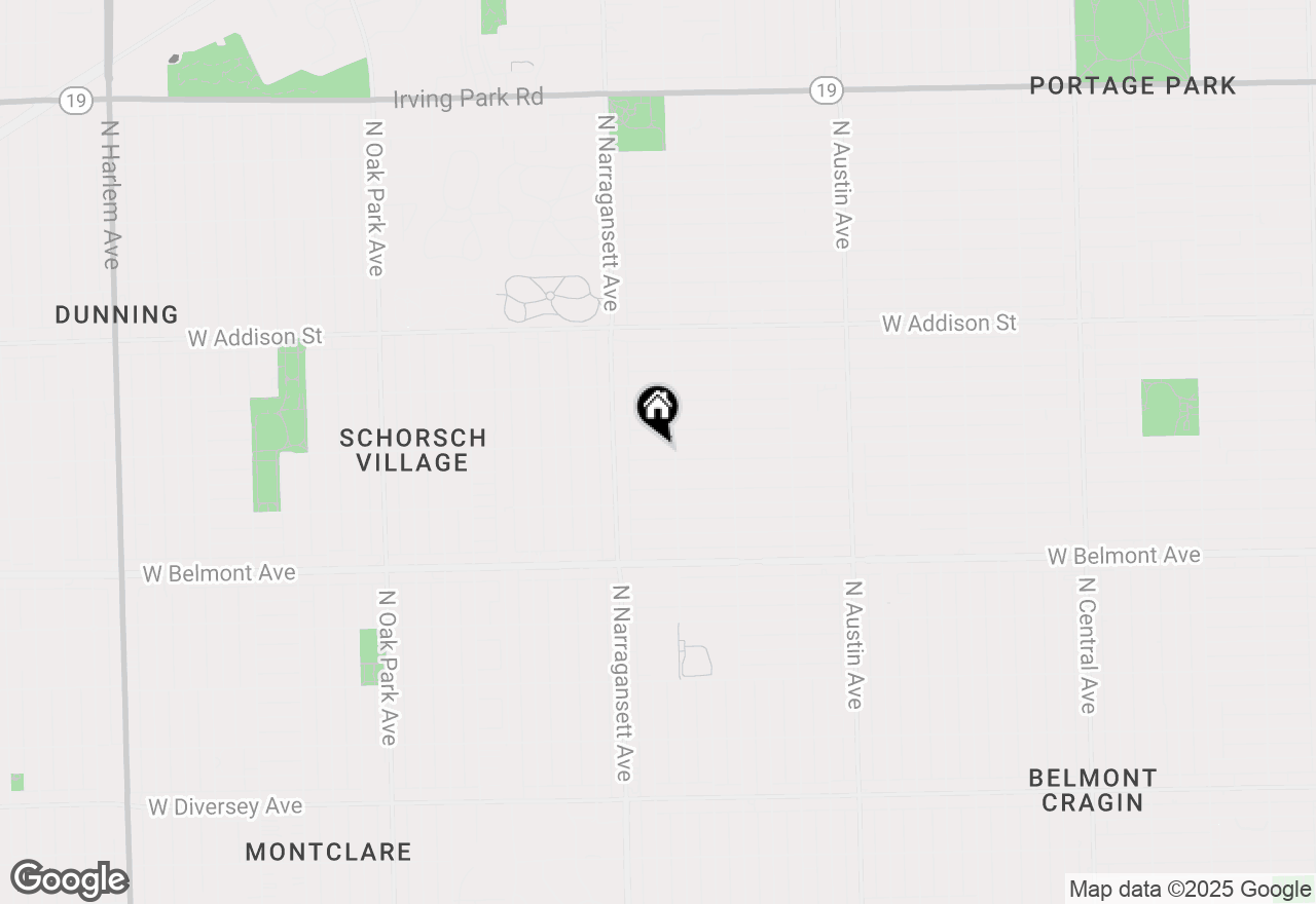 Map of 6317 W Roscoe Street, Chicago, IL 60634