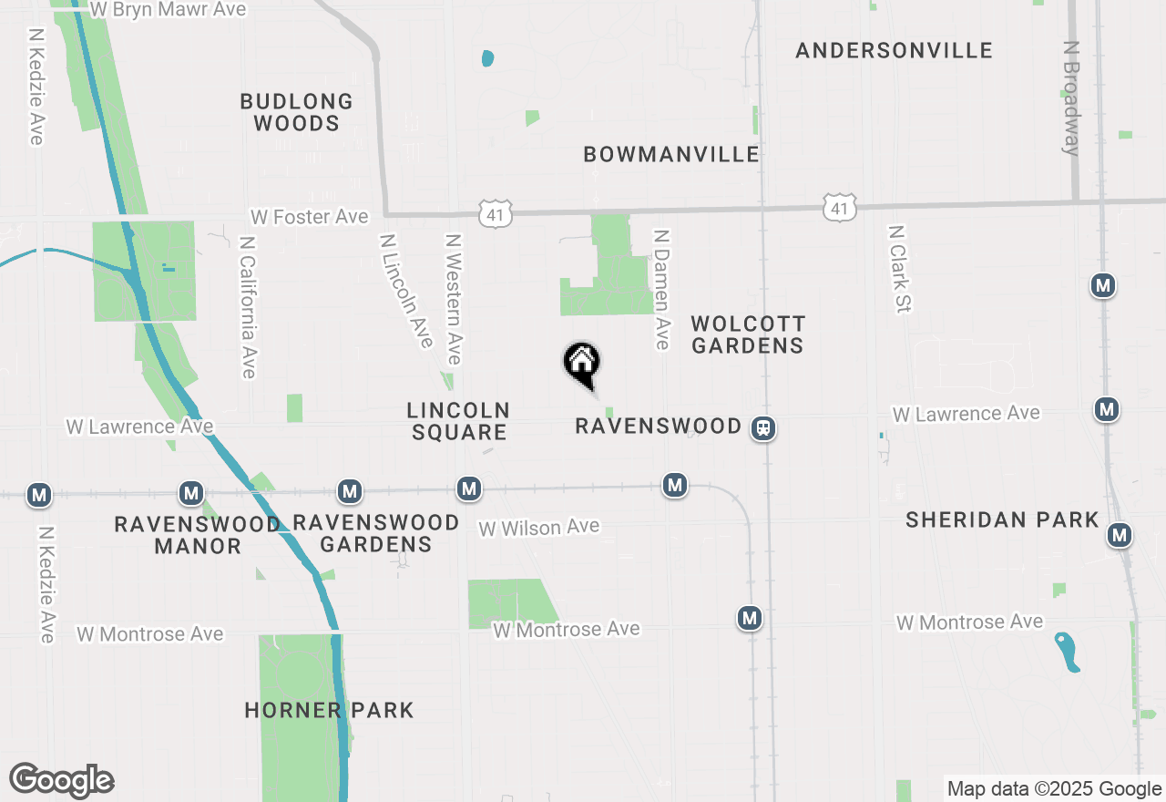 Map of 4820 N Hamilton Avenue, Chicago, IL 60625