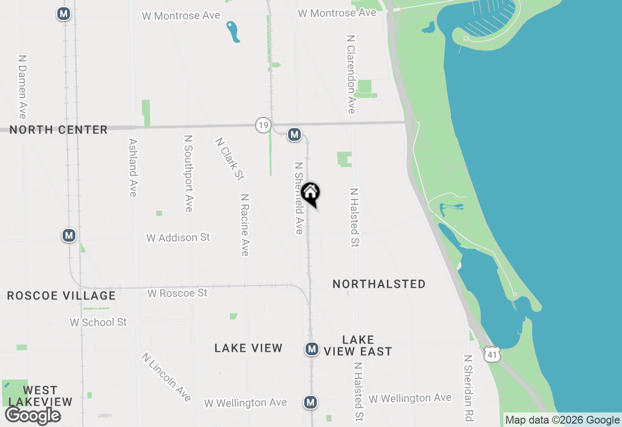 Map of (Address confidential), Chicago, Illinois 60613