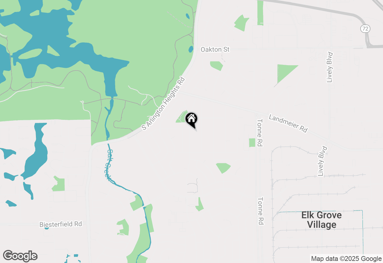 Map of 521 Ridge Avenue, Elk Grove Village, IL 60007