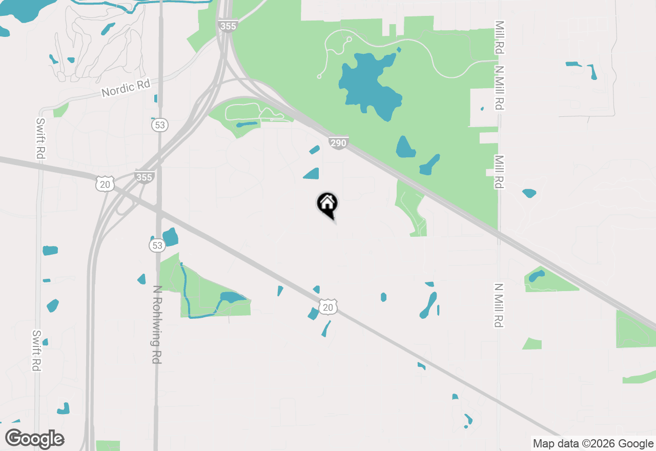 Map of 1223 N Itasca Road, Addison, IL 60101