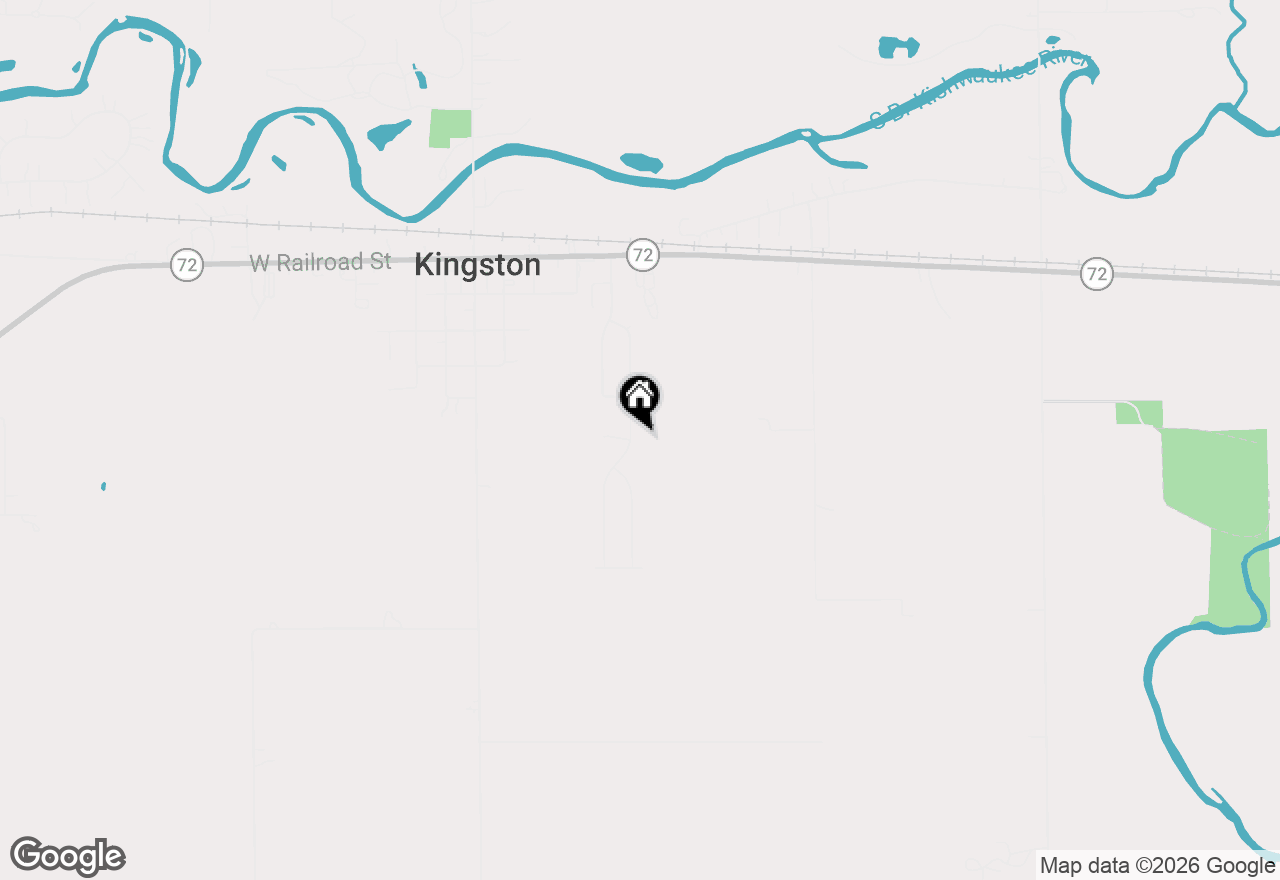 Map of 602 Sandra Street, Kingston, IL 60145