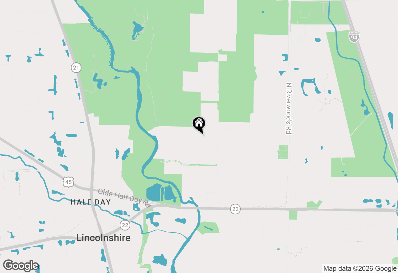 Map of 14637 W River Oaks Drive, Lincolnshire, IL 60069