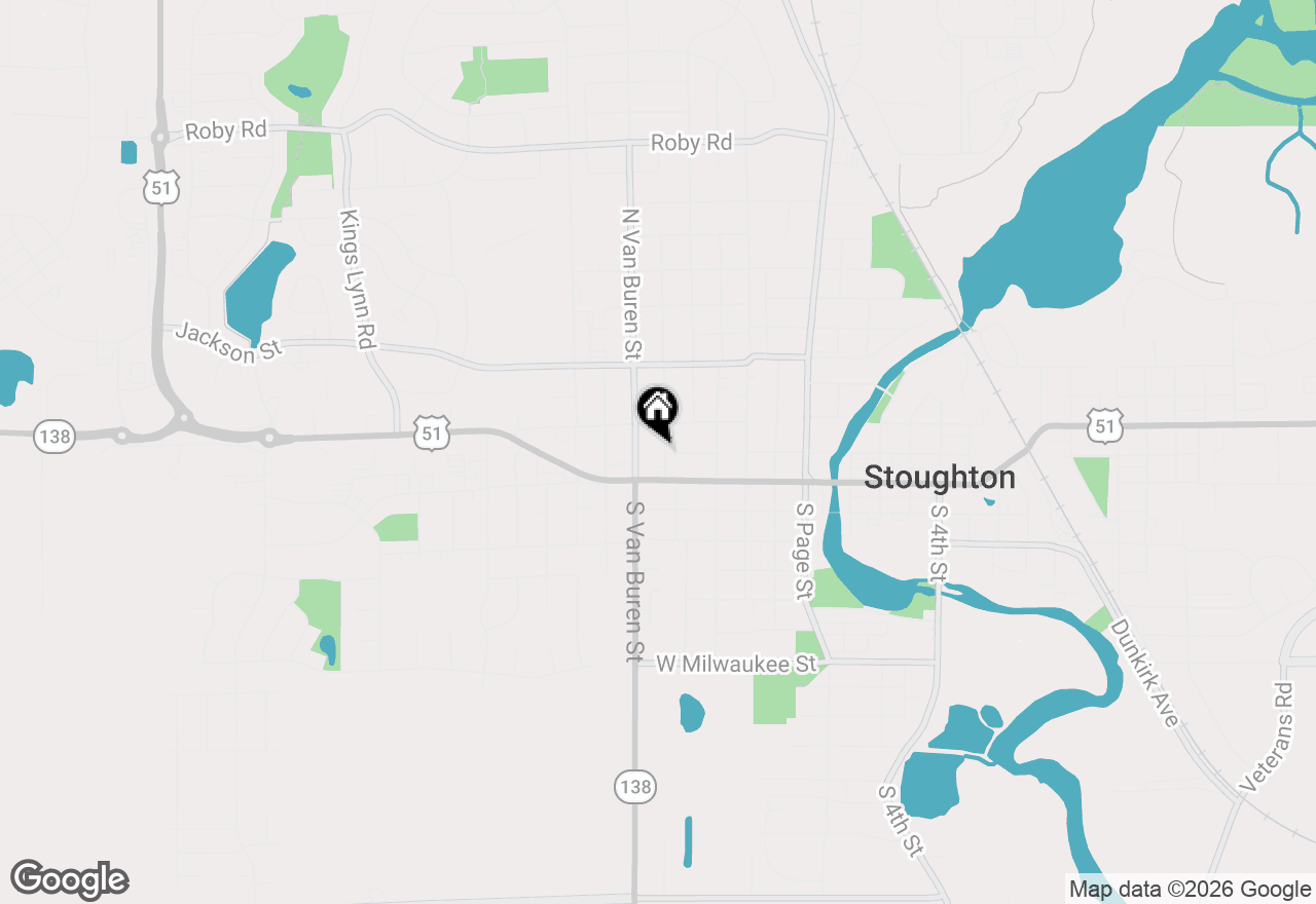 Map of 200 S Harrison Street, Stoughton, WI 53589