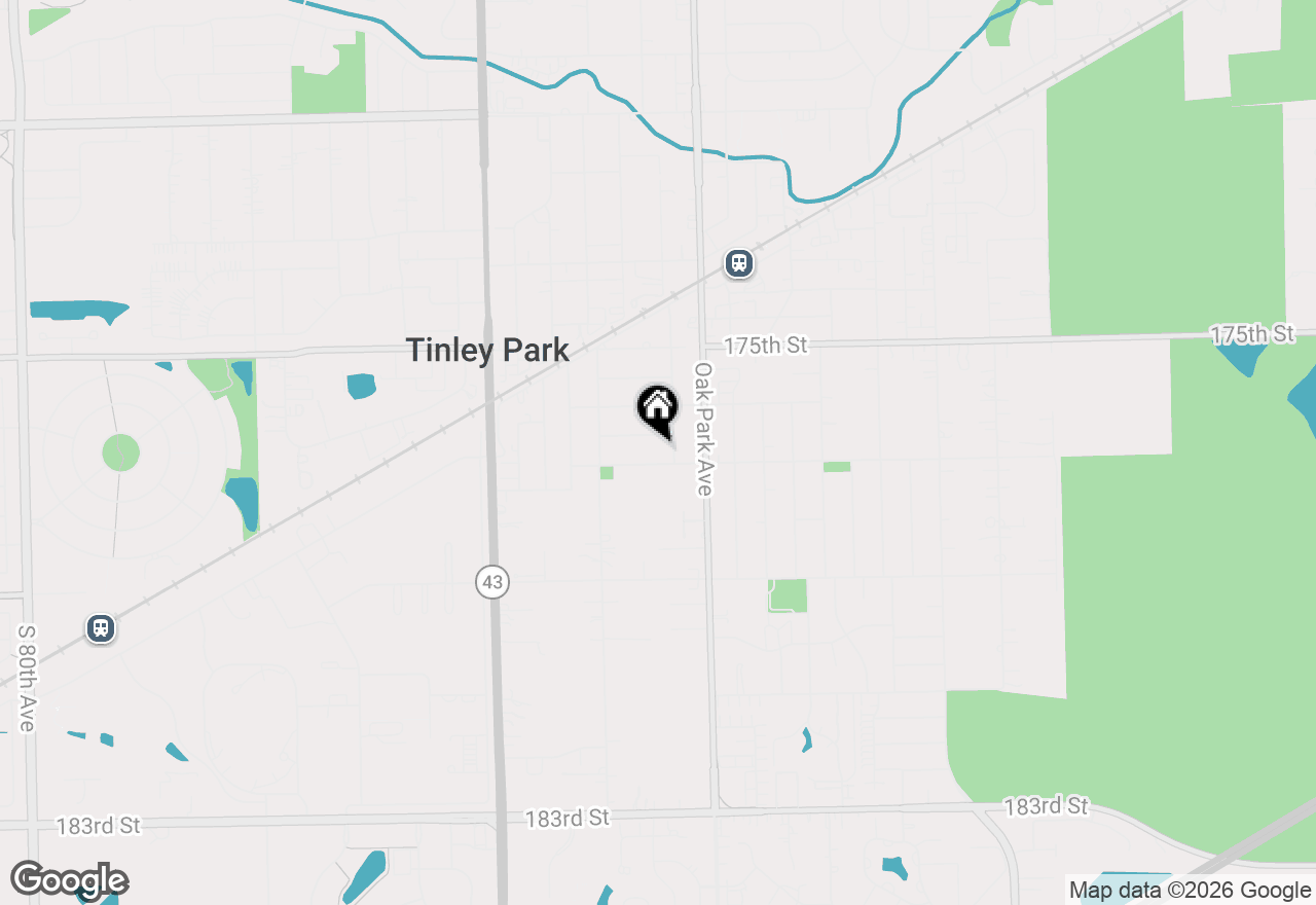 Map of 17236 Munster Lane, Tinley Park, IL 60477