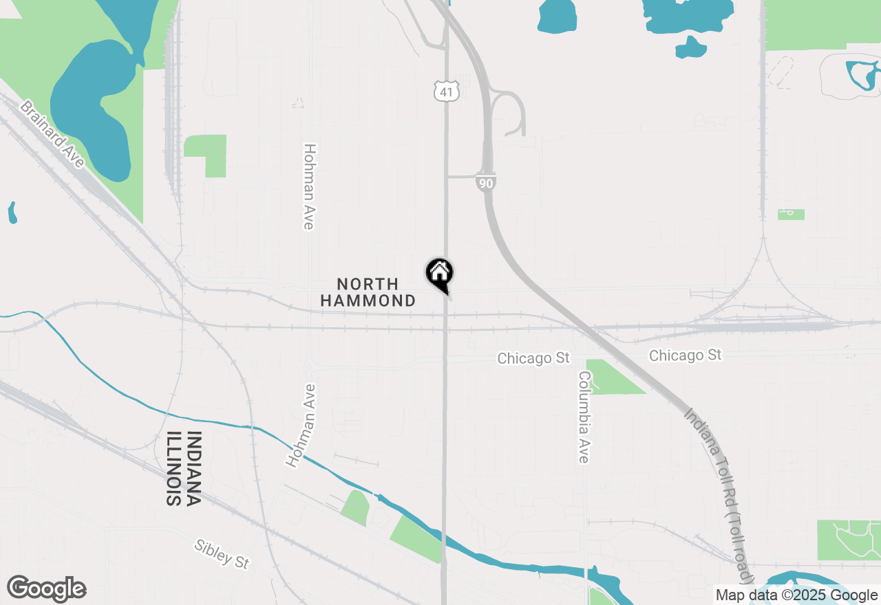 Map of 4514 Calumet Avenue, Hammond, IN 46327