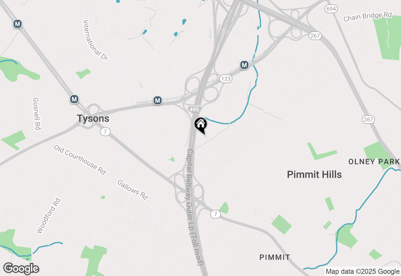 Map of 1808 Old Meadow Road #1115, Mclean, VA 22102