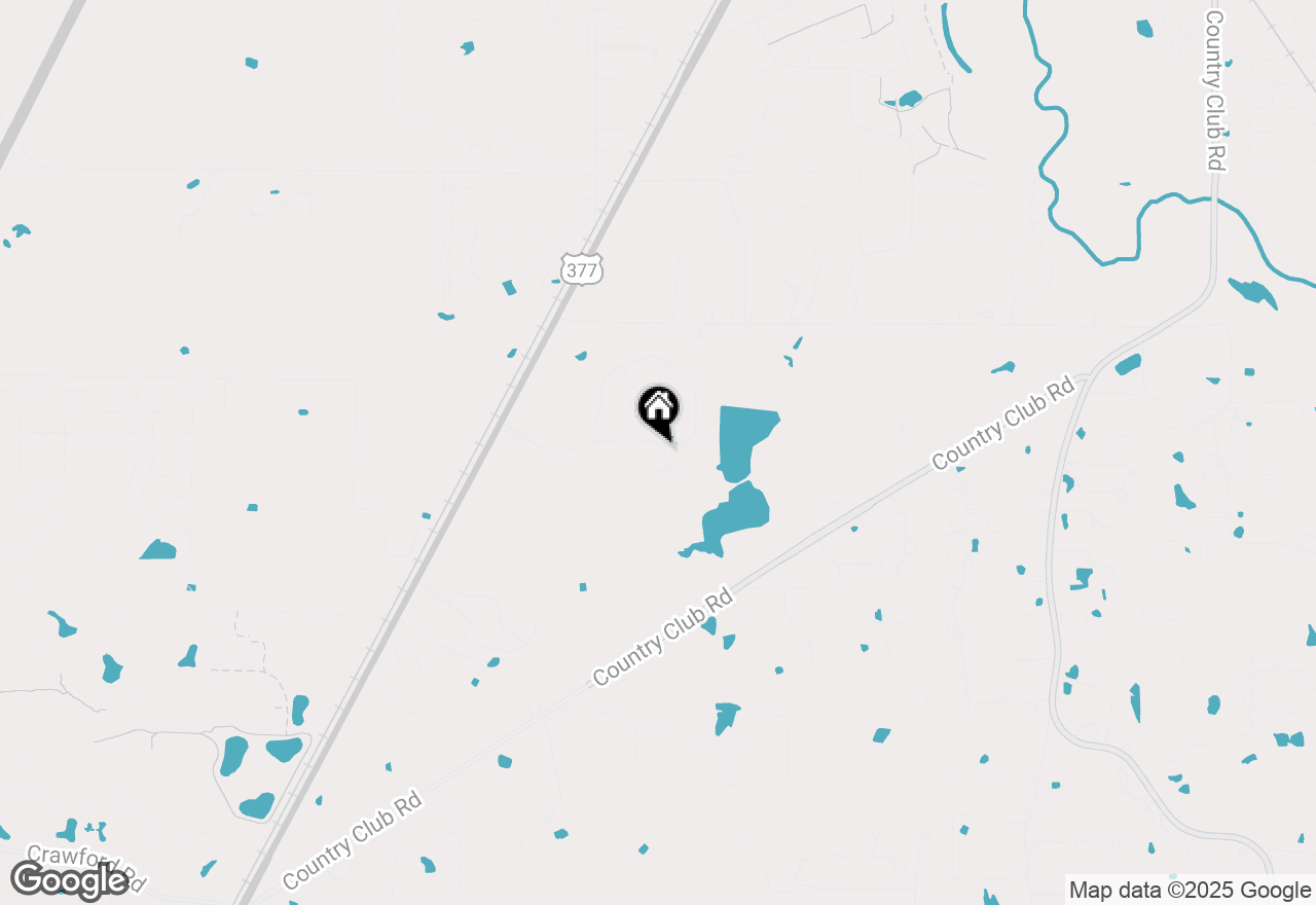 Map of 3205 Fairway Drive, Denton, TX 76226