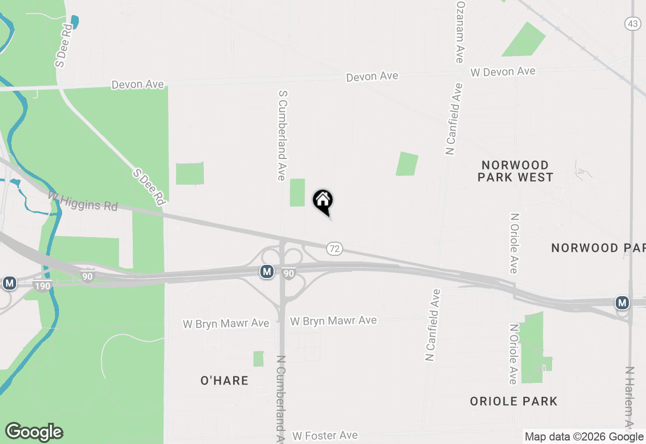 Map of 1820 S Prospect Avenue, Park Ridge, IL 60068