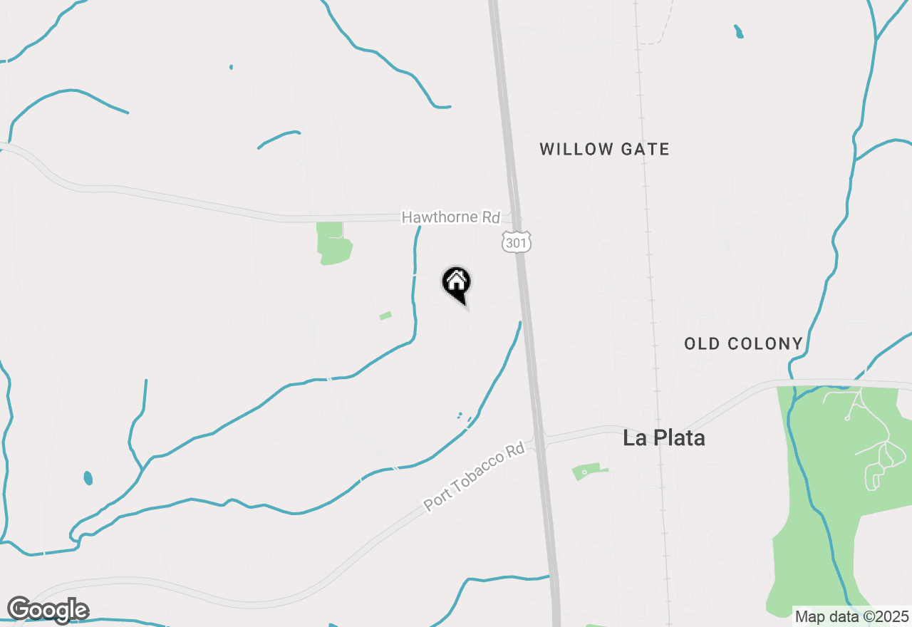 Map of 204 Williamsburg Circle, La Plata, MD 20646