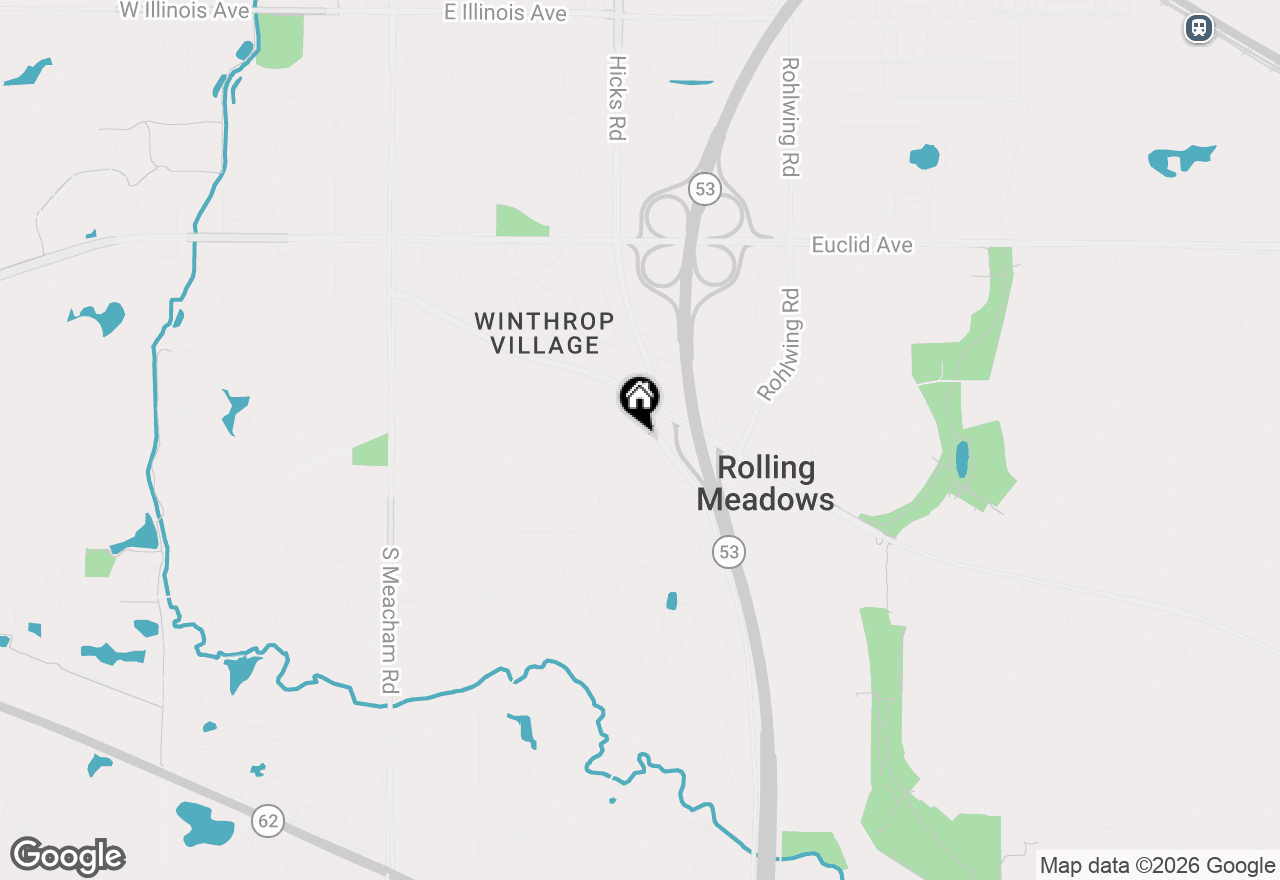 Map of 2650 Brookwood Way #313, Rolling Meadows, IL 60008