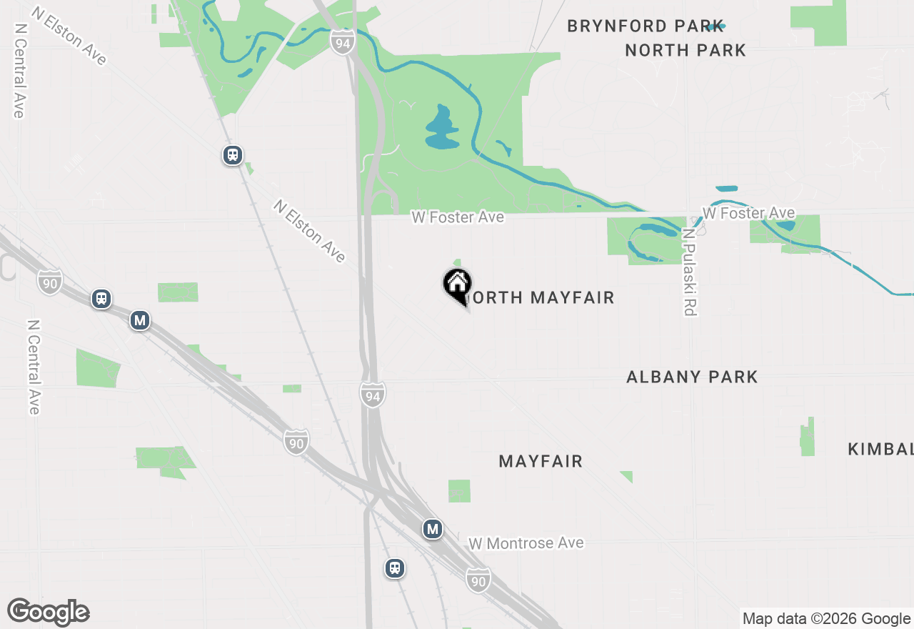 Map of 4945 N Kilpatrick Avenue #1, Chicago, IL 60630