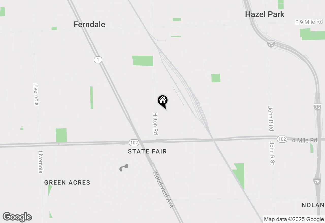 Map of 507 Spencer Street, Ferndale, MI 48220