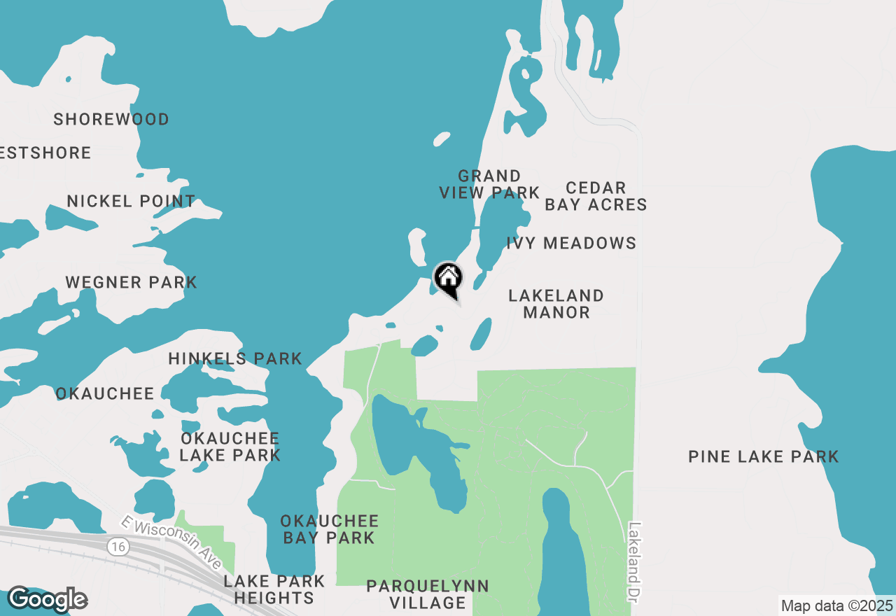 Map of W335N5495 Island View Ln, Nashotah, WI 53058