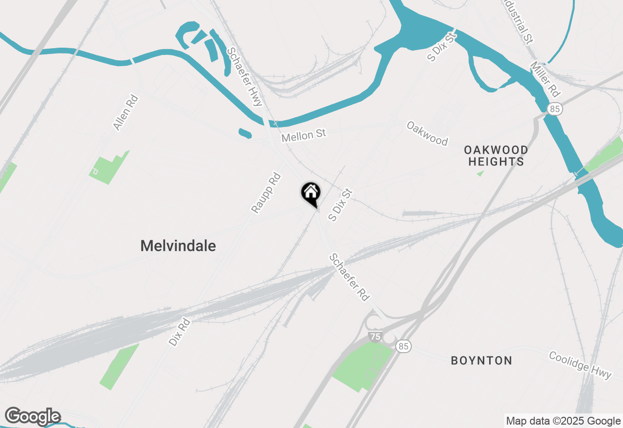 Map of 2215 Schaefer Road, Melvindale, MI 48122