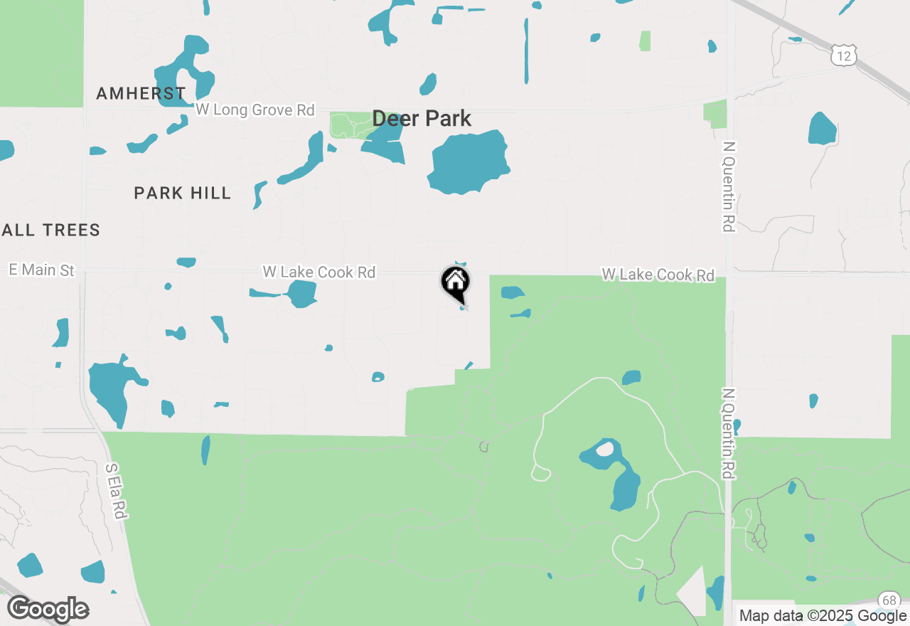 Map of 109 Crooked Creek Trail, Barrington, IL 60010