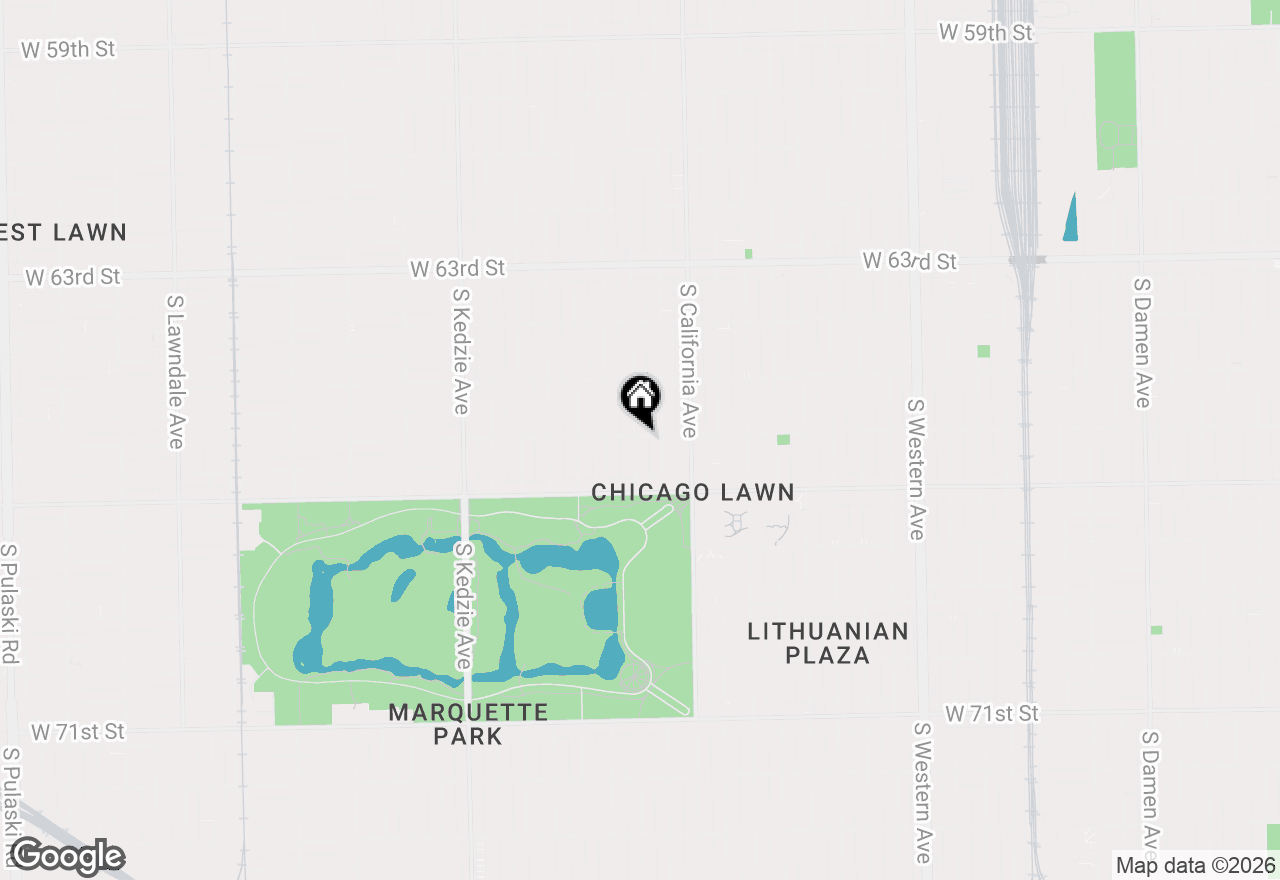 Map of 6601 S Francisco Avenue, Chicago, IL 60629