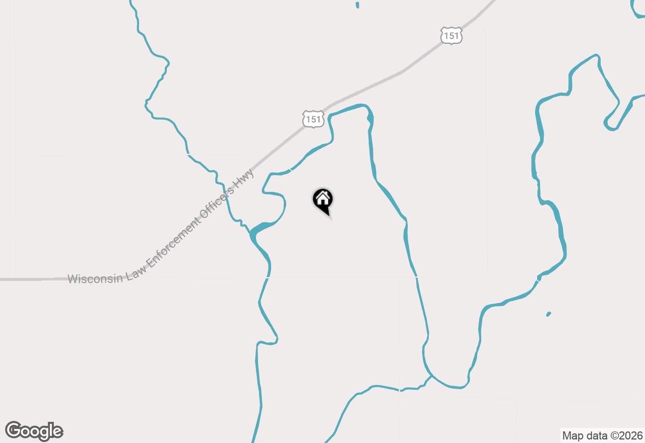 Map of N3176 River Springs Rd, Chilton, WI 53014