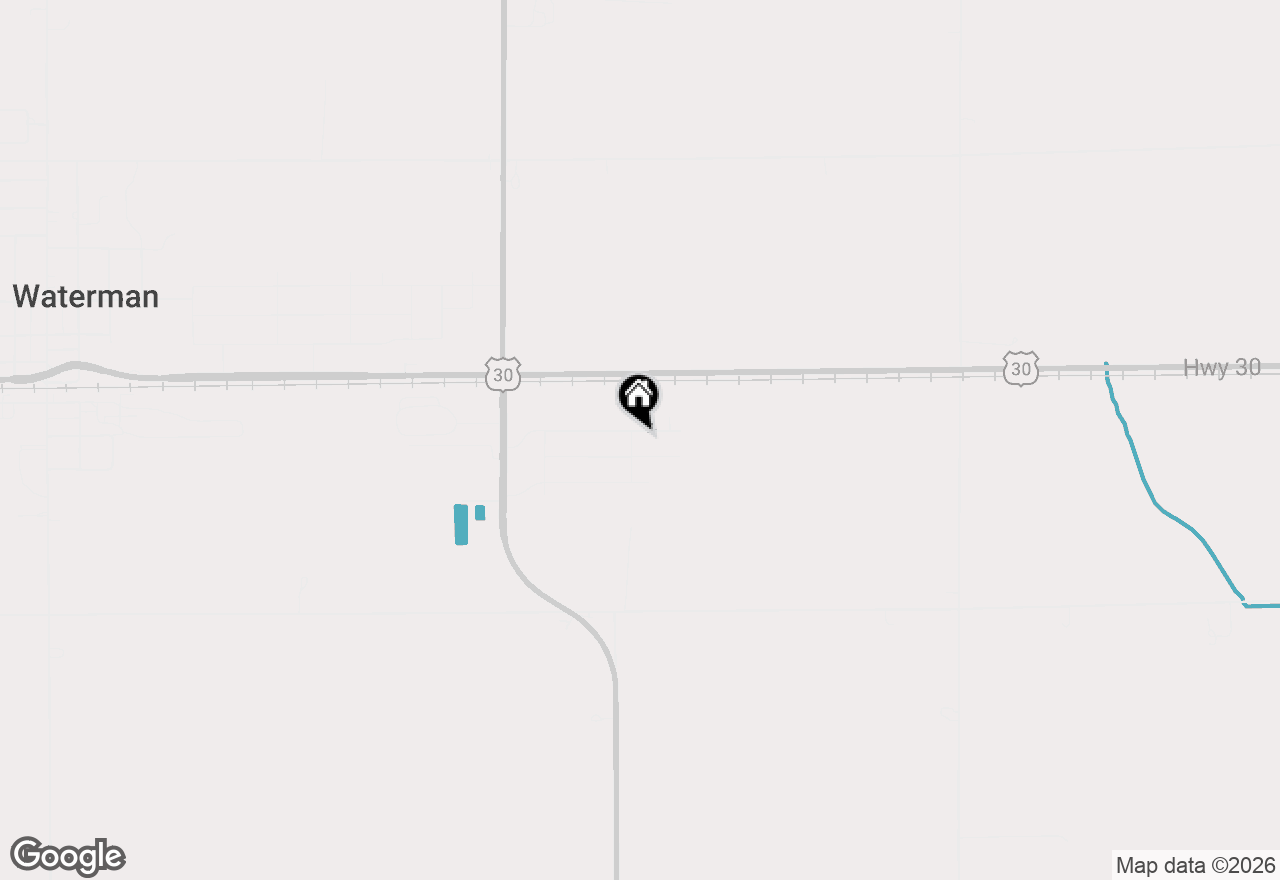 Map of 301 Buchanan Drive, Waterman, IL 60556