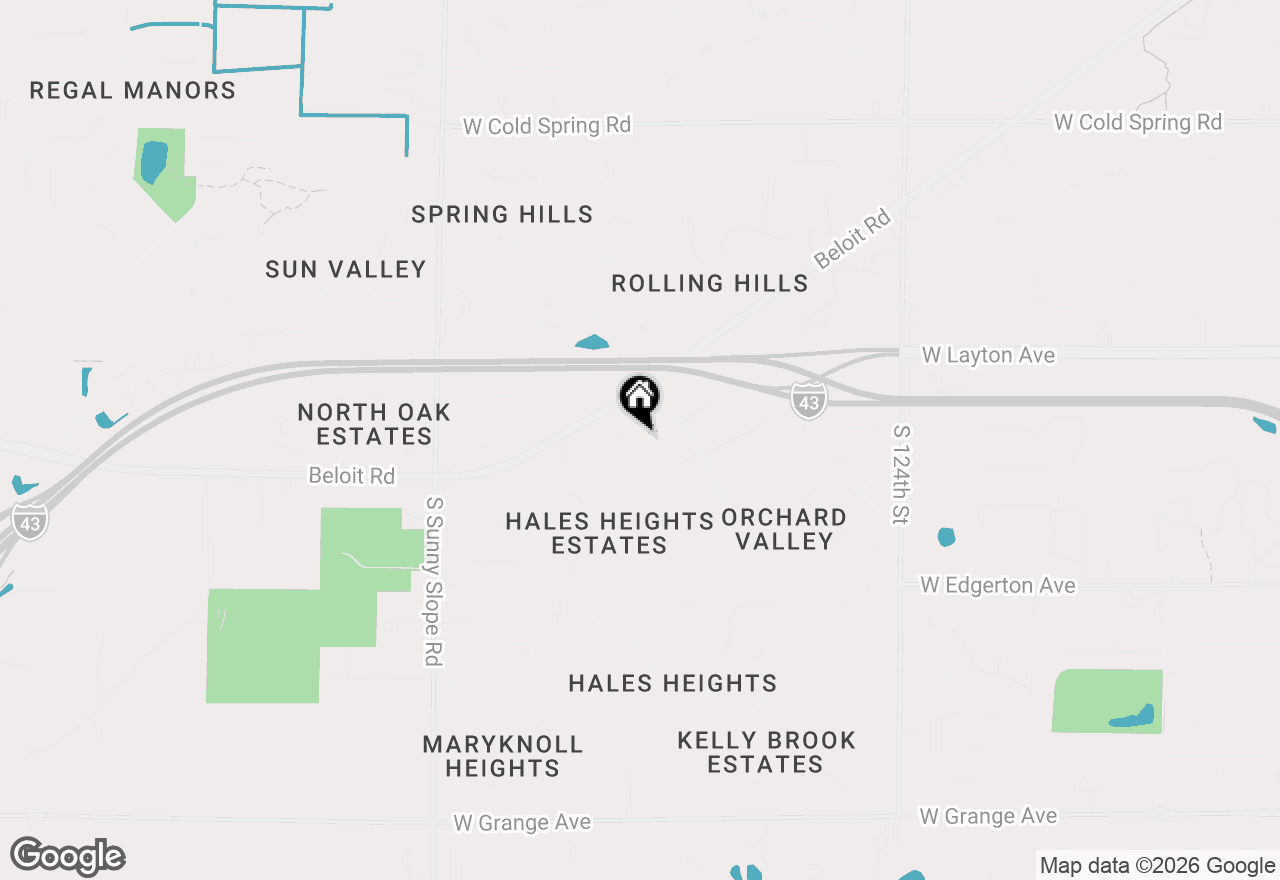 Map of 4845 S Langlade Dr, New Berlin, WI 53151