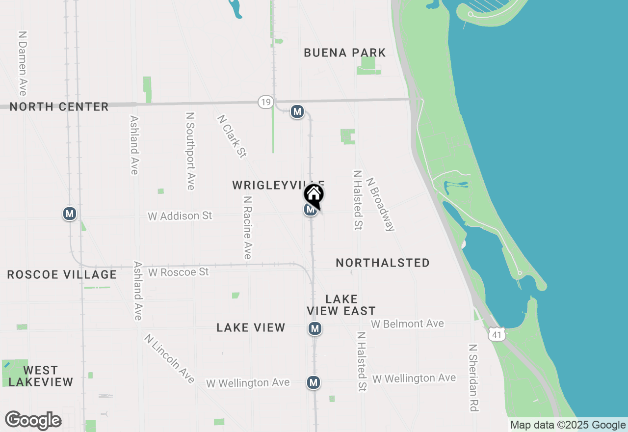 Map of 3556 N Wilton Avenue #1, Chicago, IL 60657