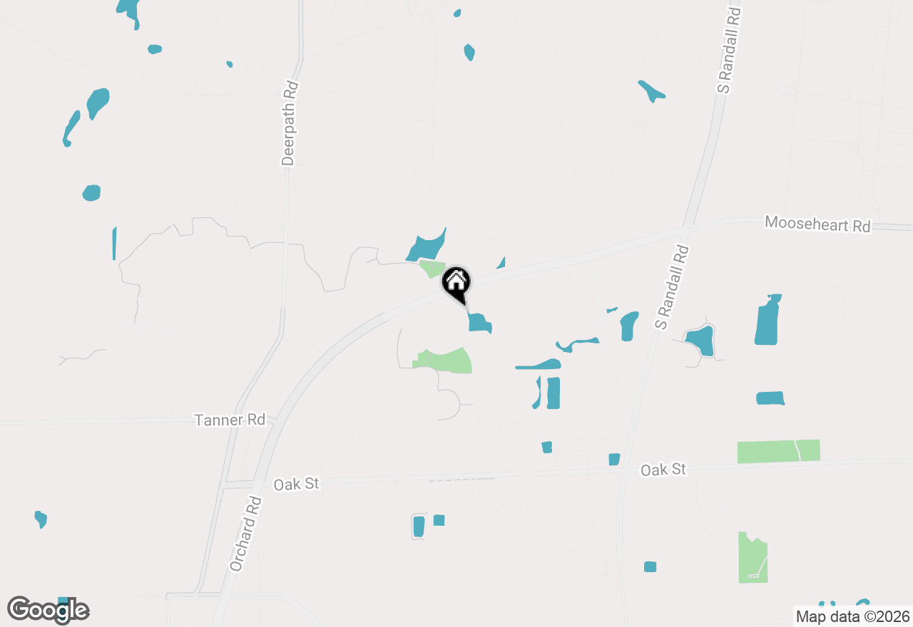 Map of 1502 Hartsburg Lane, North Aurora, IL 60542