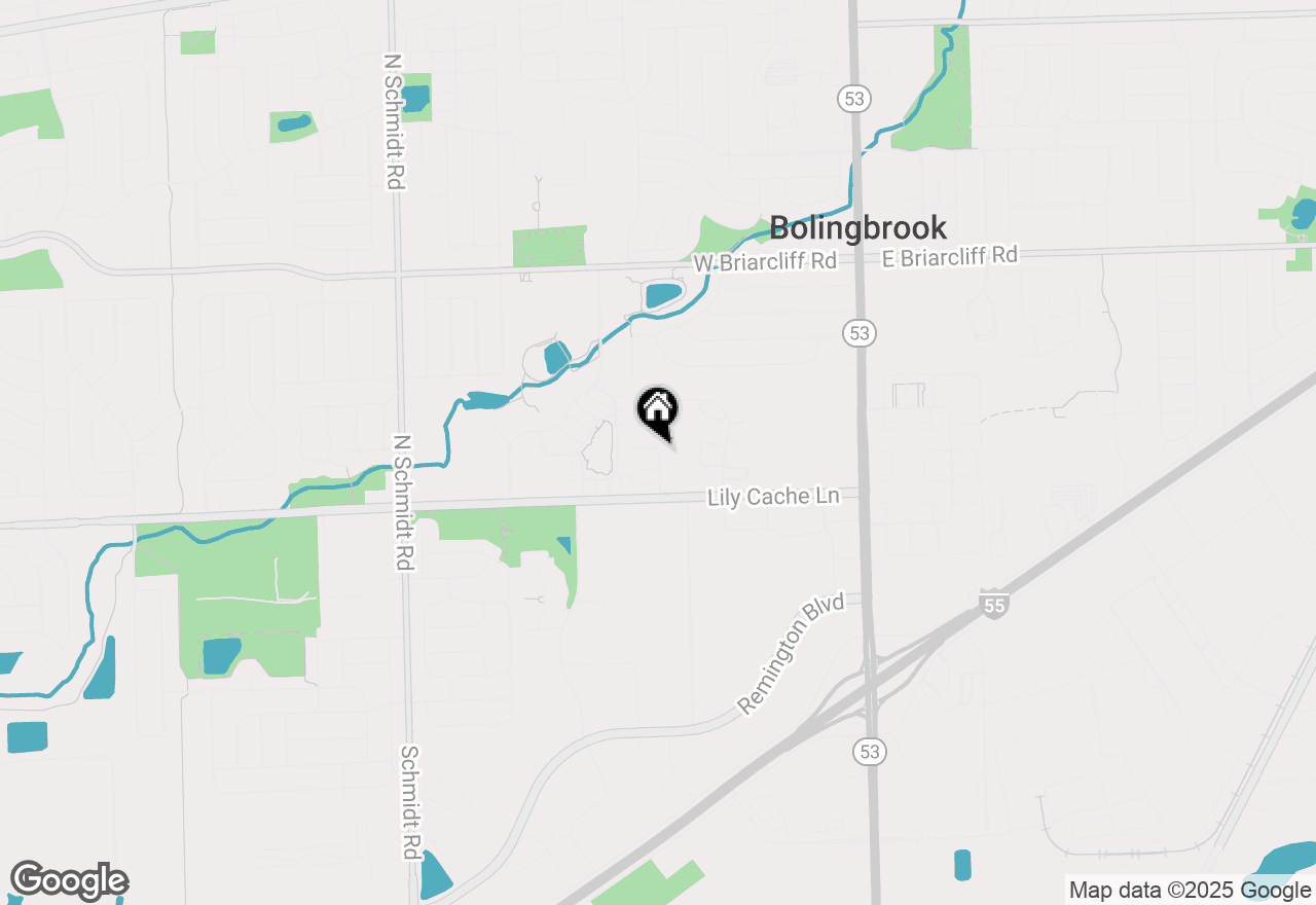 Map of 25 Fernwood Drive #25P, Bolingbrook, IL 60440