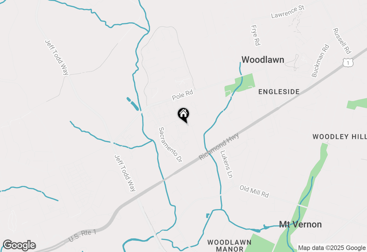 Map of 8608 Village Square #15/8608, Alexandria, VA 22309