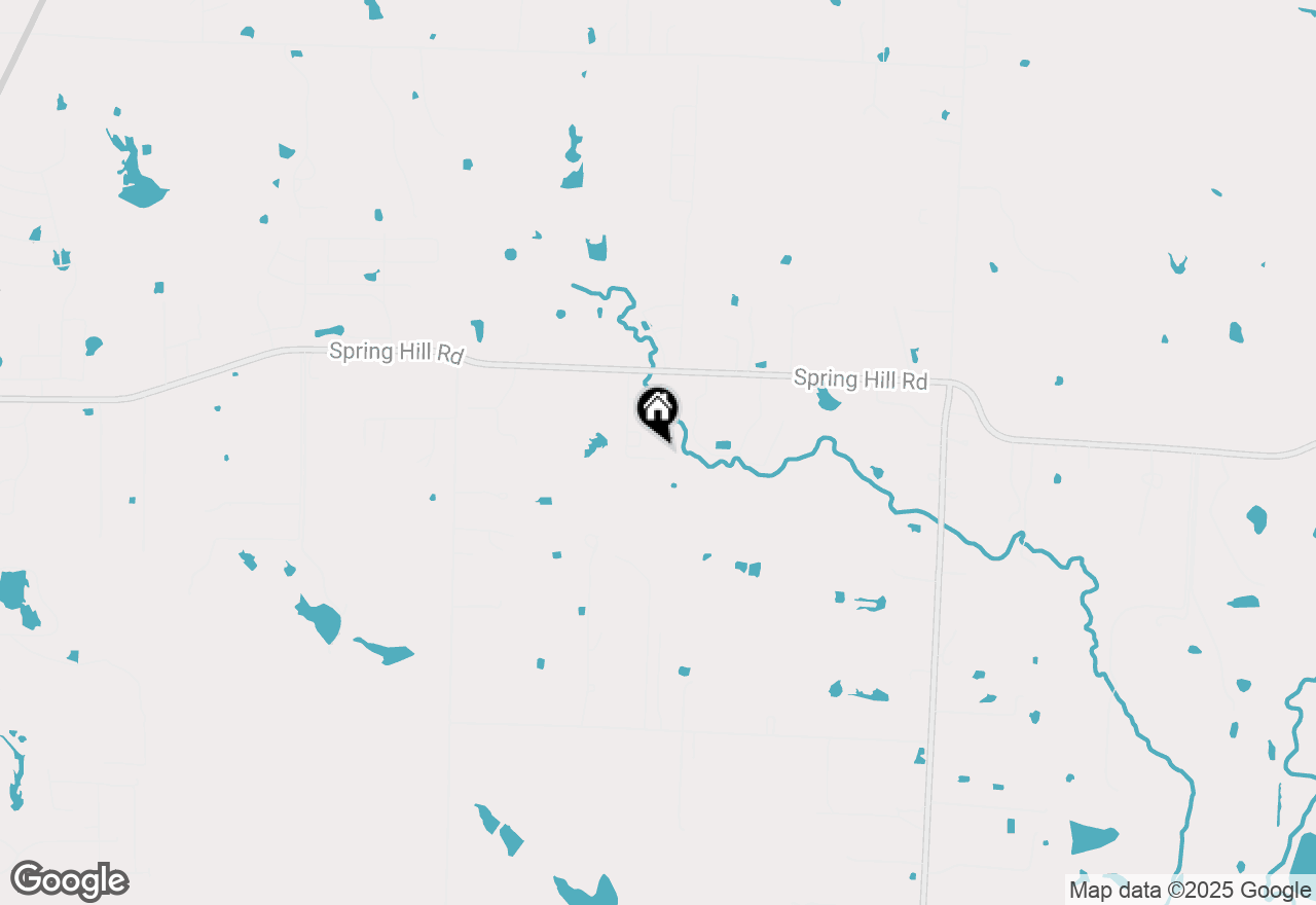 Map of 2212 Spring Hill Road, Aubrey, TX 76227