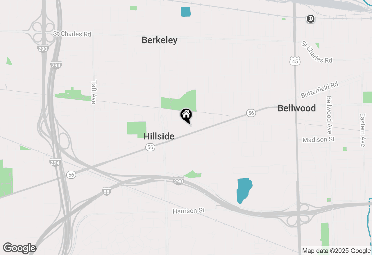 Map of 502 Clayton Road, Hillside, IL 60162