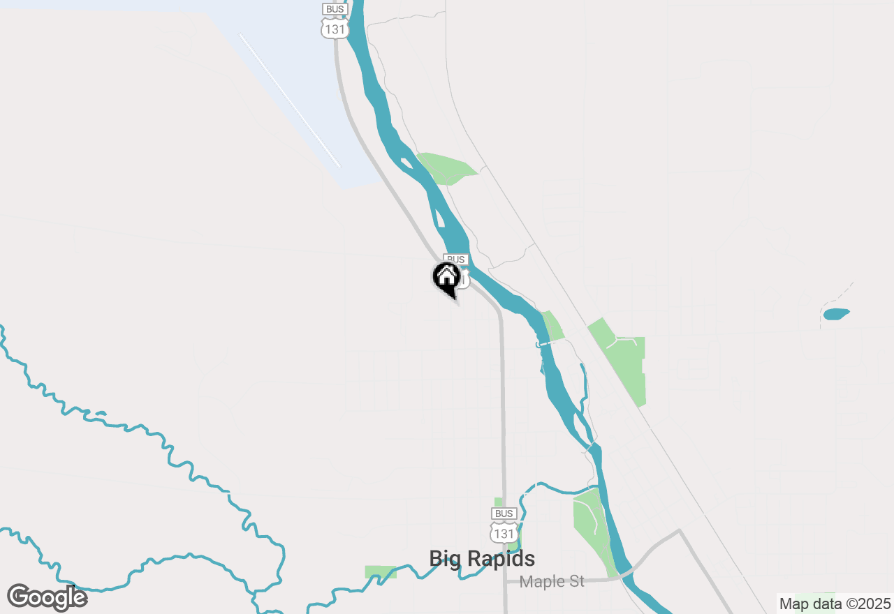 Map of 1013 Rose Avenue, Big Rapids, MI 49307