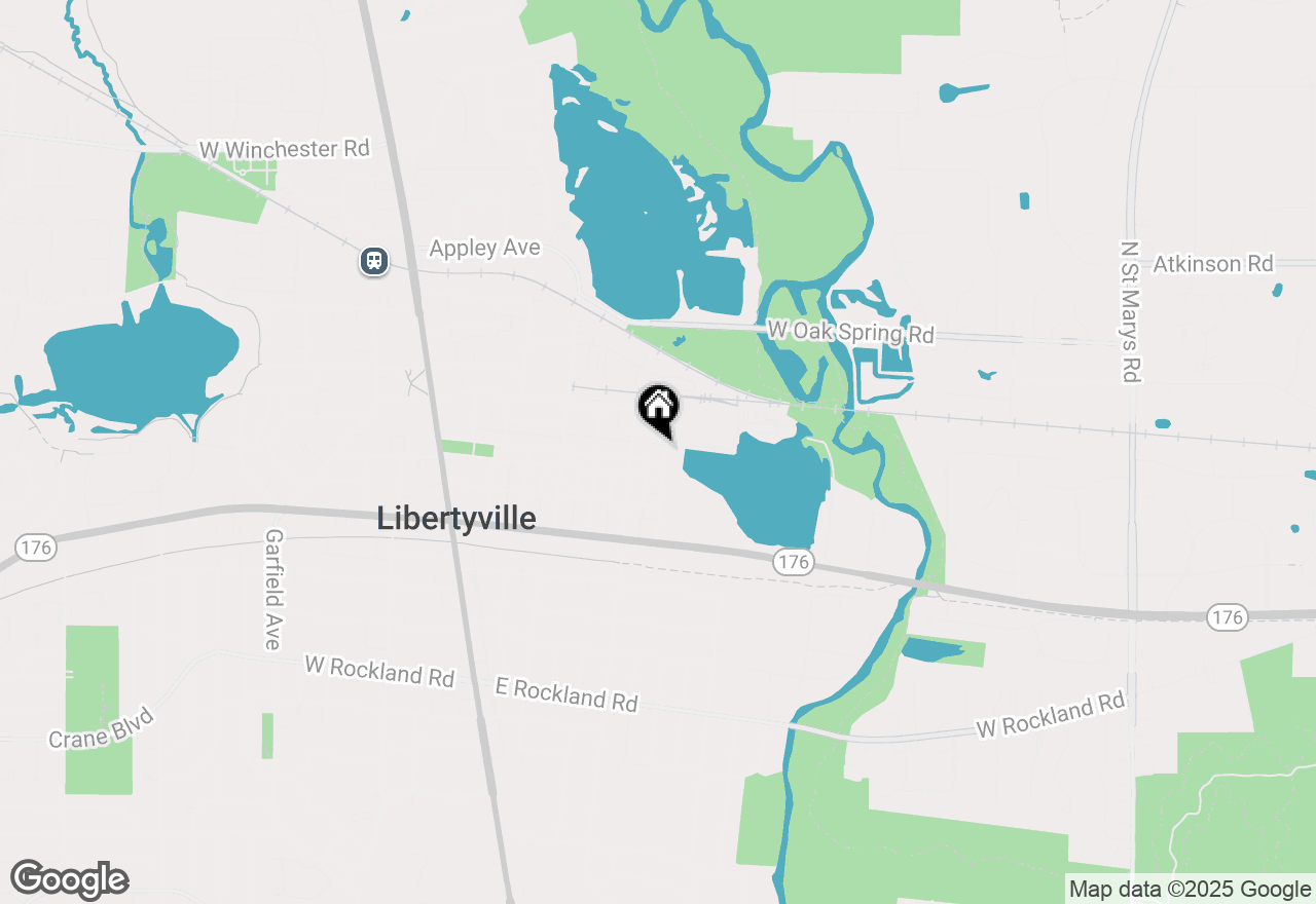 Map of 623 Broadway Street, Libertyville, IL 60048