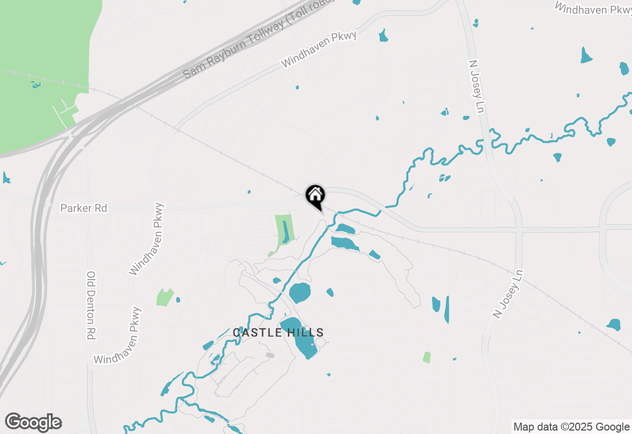 Map of 409 Grail Castle Drive, Lewisville, TX 75056