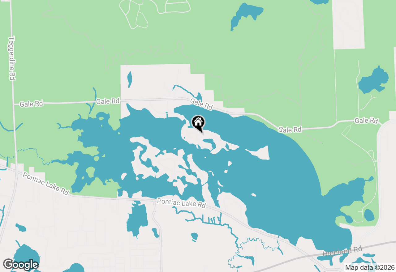 Map of 2472 Tackles Drive, White Lake, MI 48386