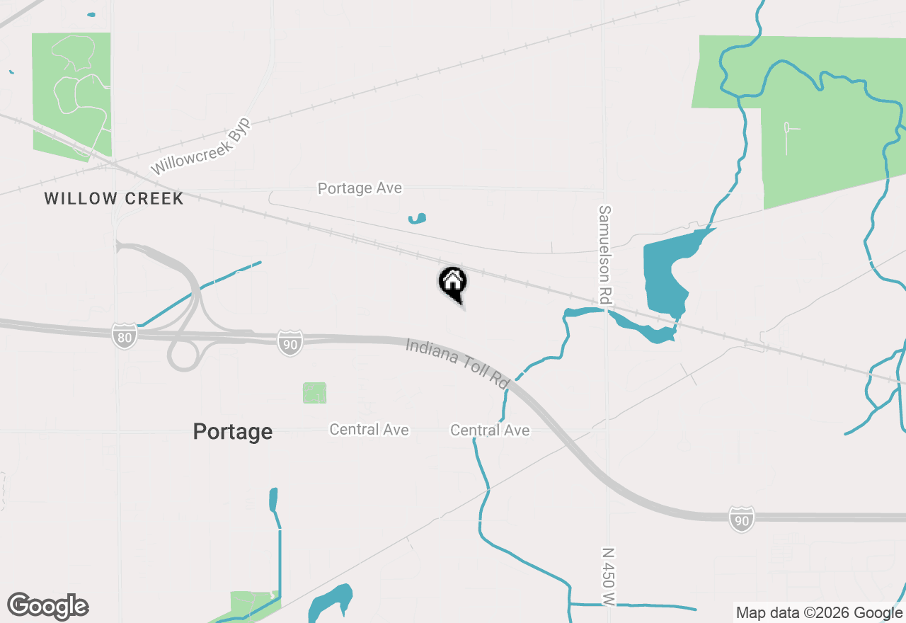 Map of 2447 Joseph Street, Portage, IN 46368