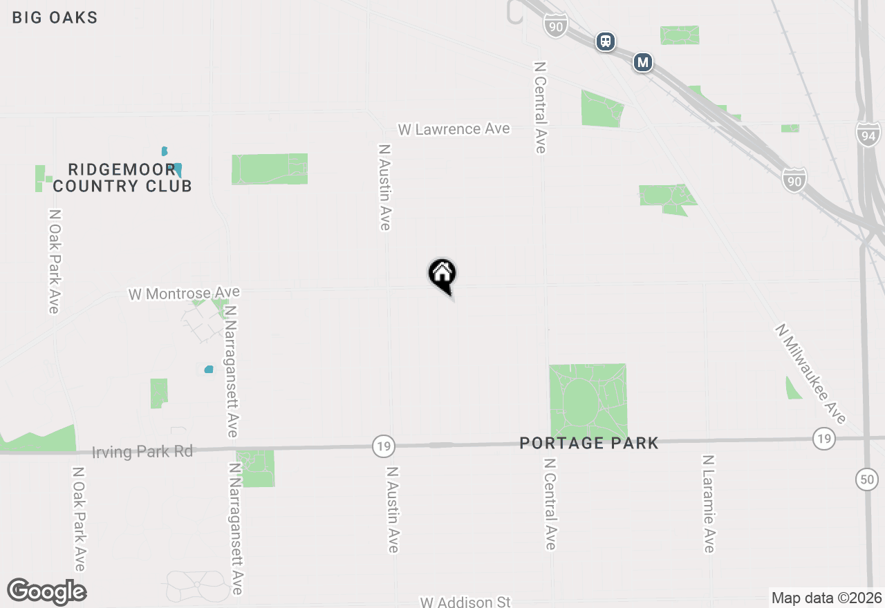 Map of 4334 N Monitor Avenue, Chicago, IL 60634
