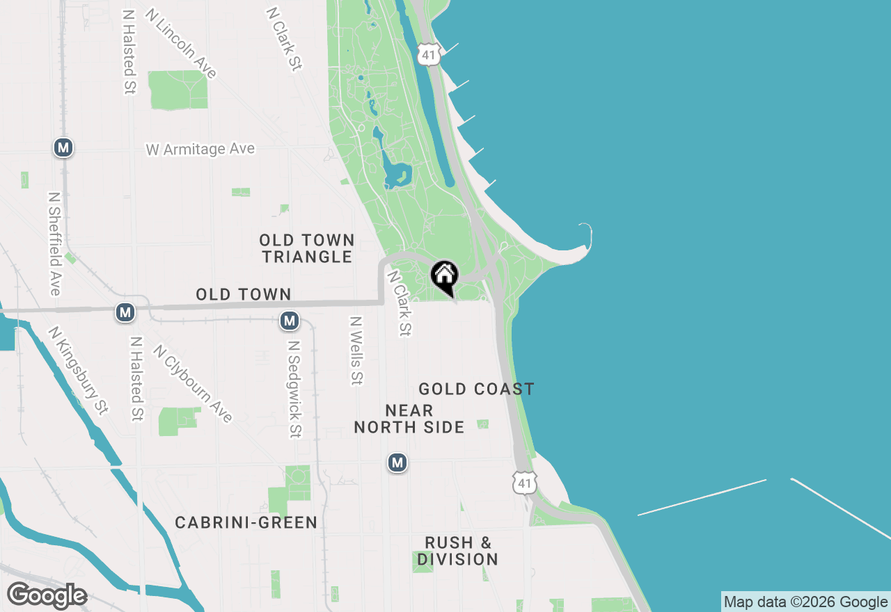 Map of 1550 N State Parkway #402-03, Chicago, IL 60610