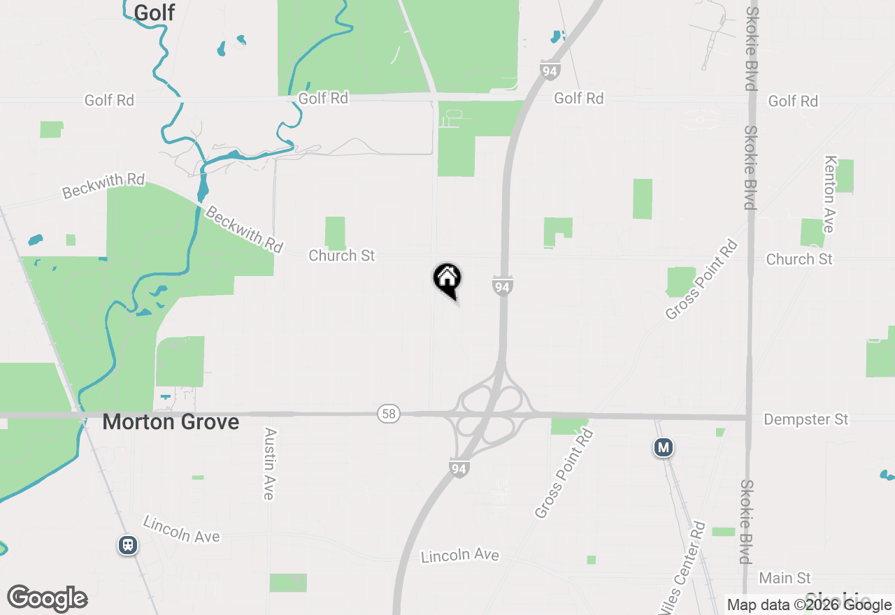 Map of 9032 Luna Avenue, Morton Grove, IL 60053