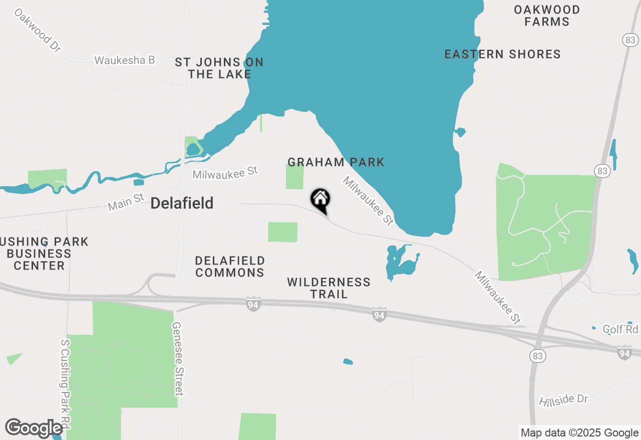 Map of 1335 Jensen Ct #1337, Delafield, WI 53018