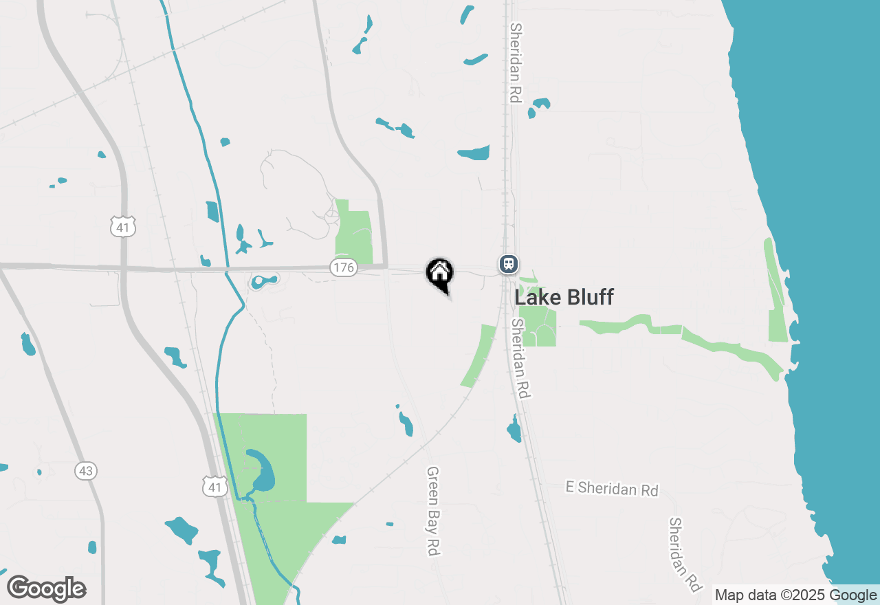 Map of 505 Lincoln Avenue, Lake Bluff, IL 60044