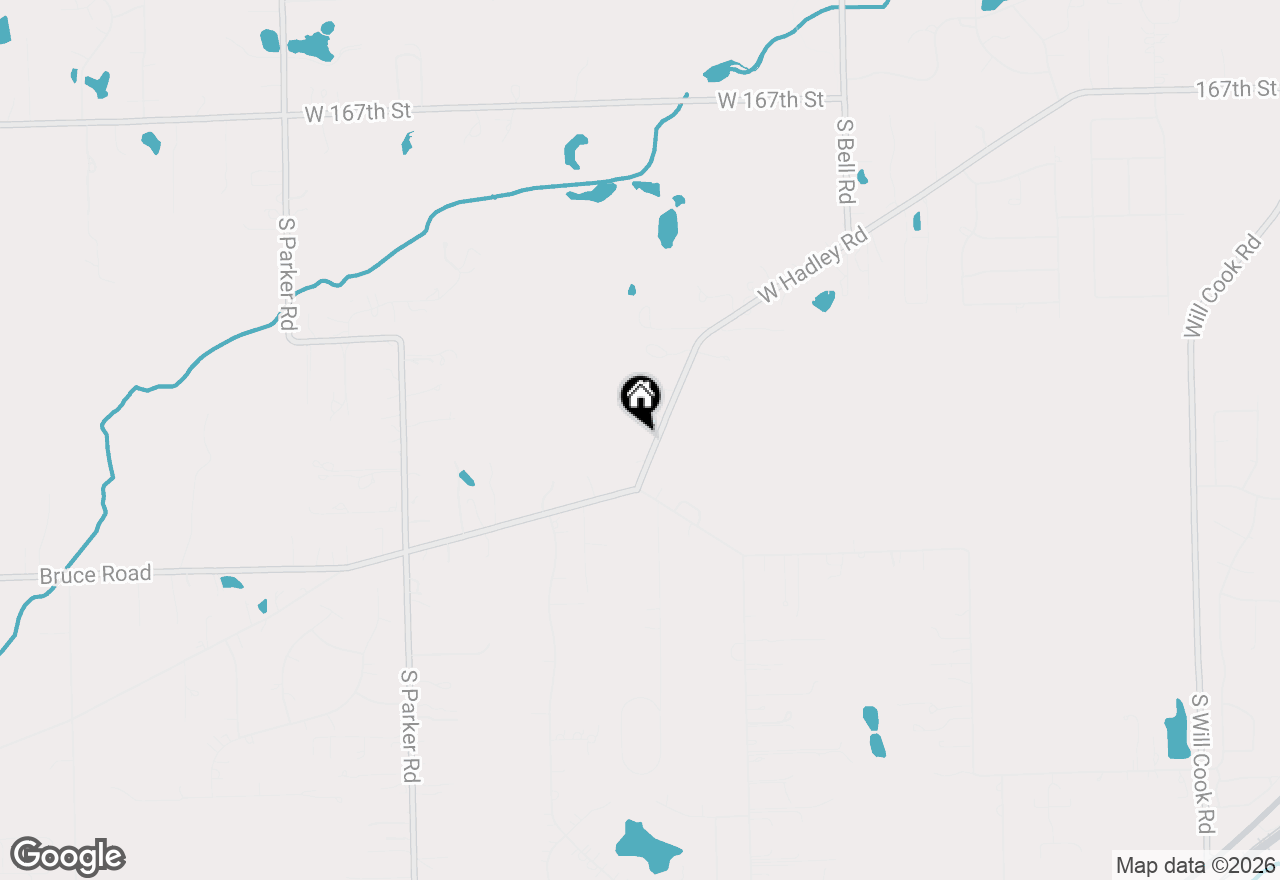 Map of 12940 Hadley #3 Hadley Road, Homer Glen, IL 60491