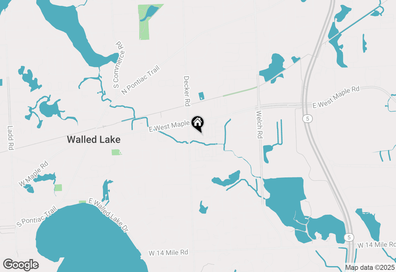 Map of 2105 Cameron Circle, Walled Lake, MI 48390