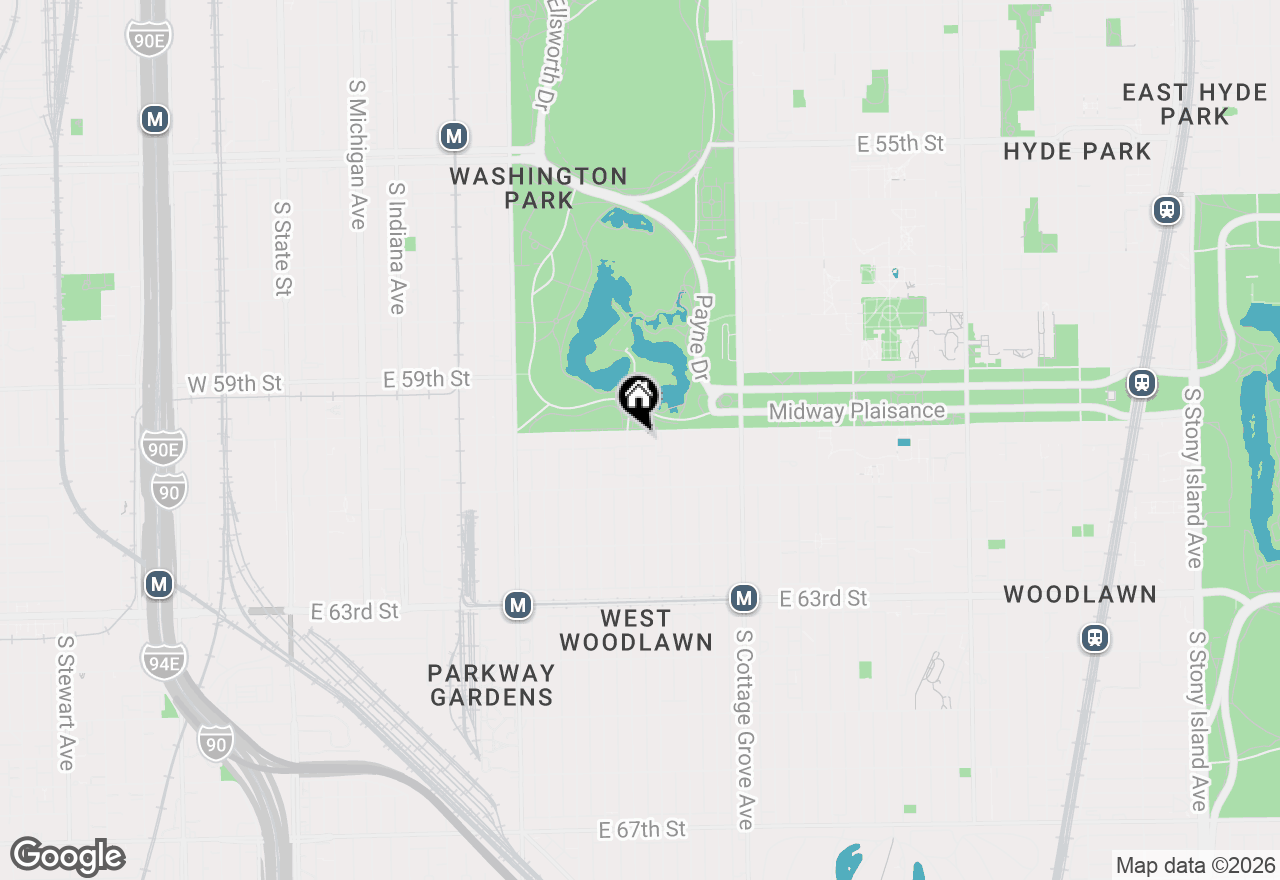 Map of 609 E 60th Street, Chicago, IL 60637