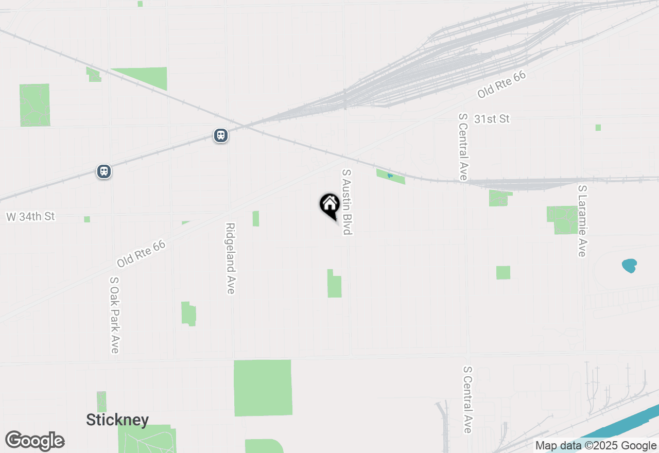 Map of 3426 S 60th Court, Cicero, IL 60804