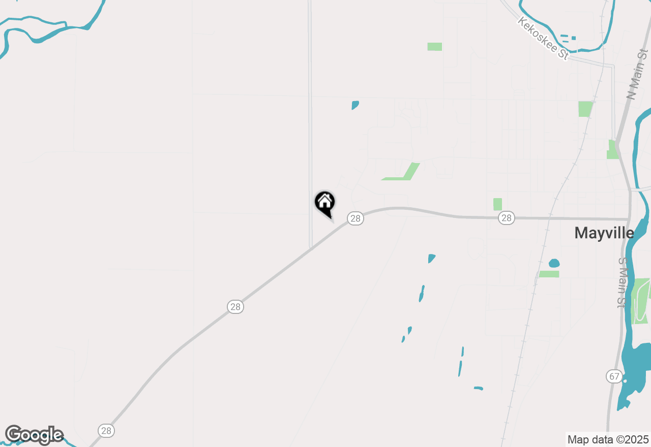 Map of 2050 Horicon St, Mayville, WI 53050